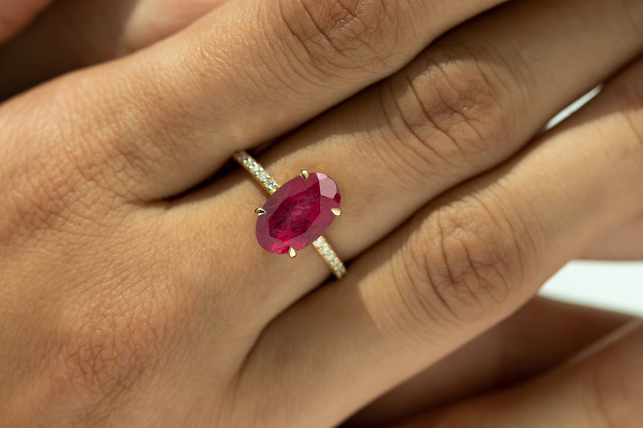 ruby gemstone ring