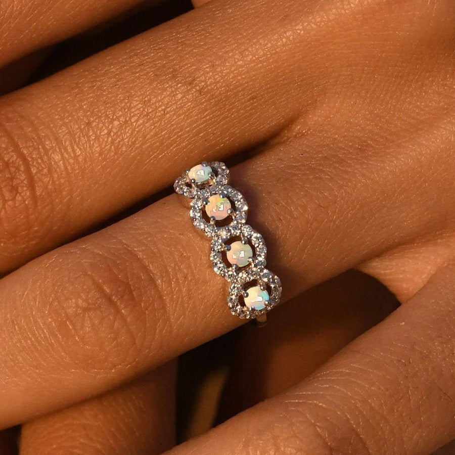 Opal Prong Set Ring For Women