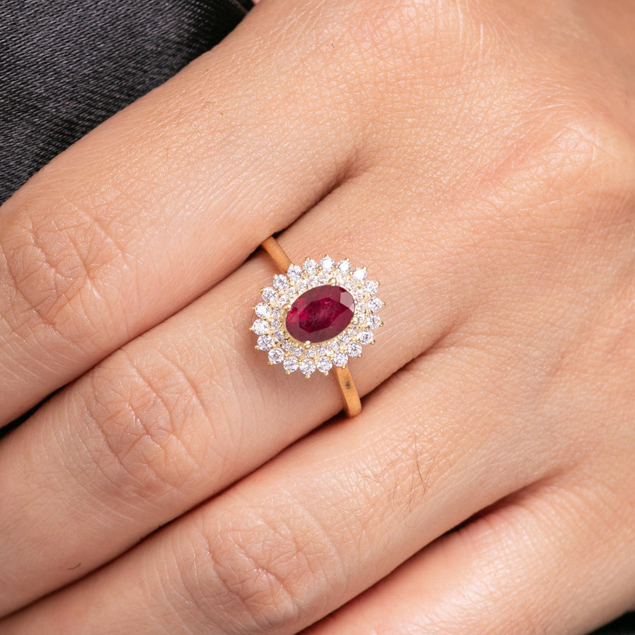 Ruby Engagement Ring