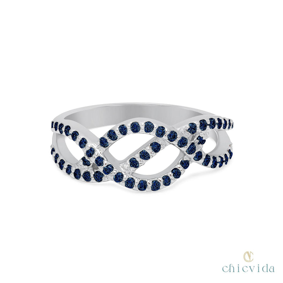 Sapphire White Gold Ring
