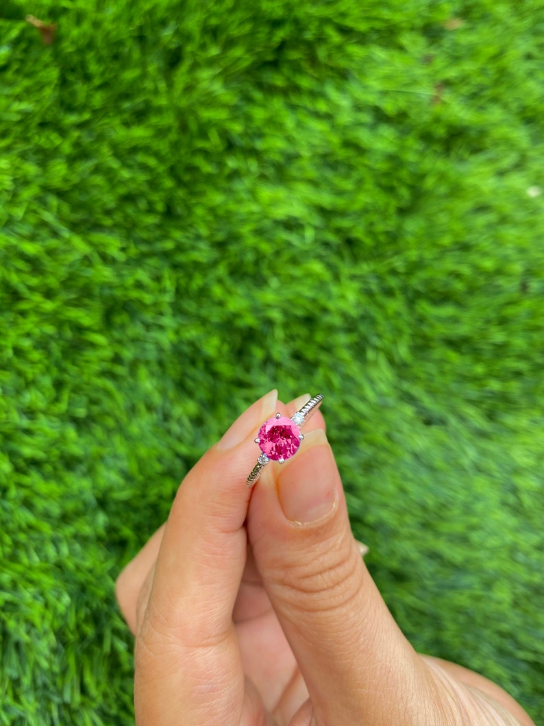 The Big O Pink Tourmaline Ring
