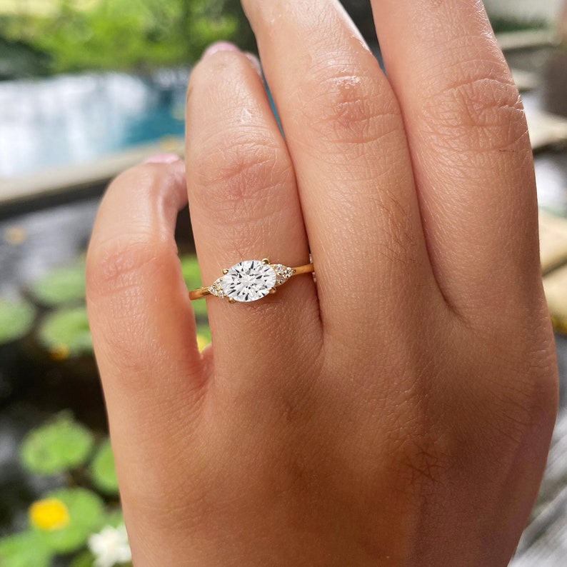 Natural Moissanite Ring