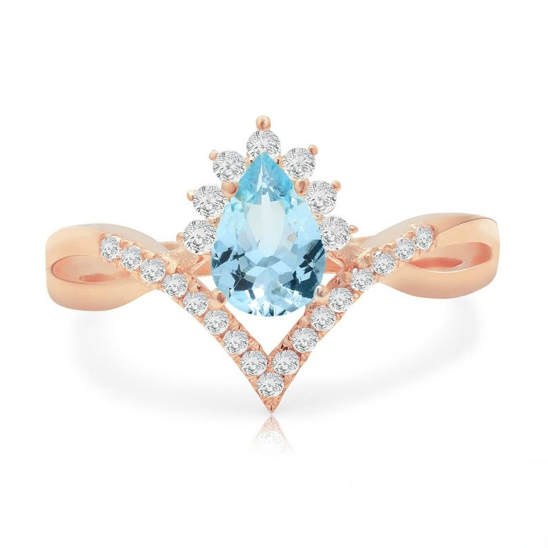Belle Aquamarine Ring