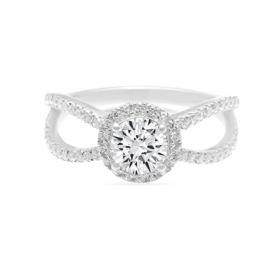 moissanite birthstone ring