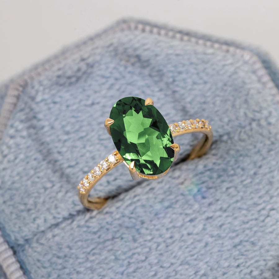 unique tourmaline ring