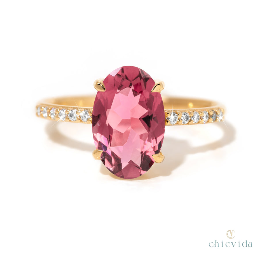 antique tourmaline ring gold