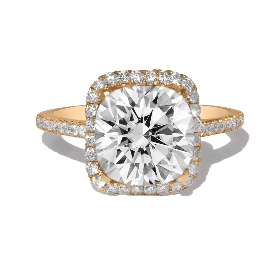 yellow gold proposal ring