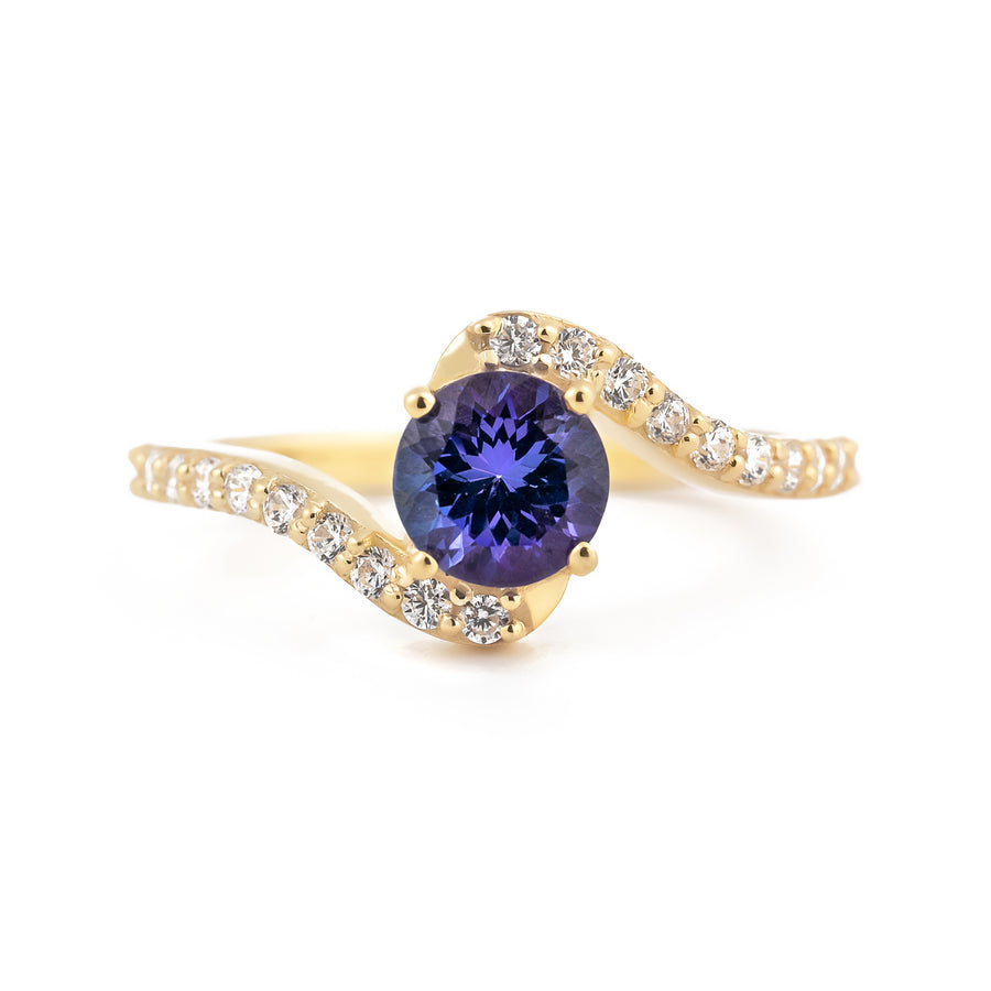 tanzanite engagement ring