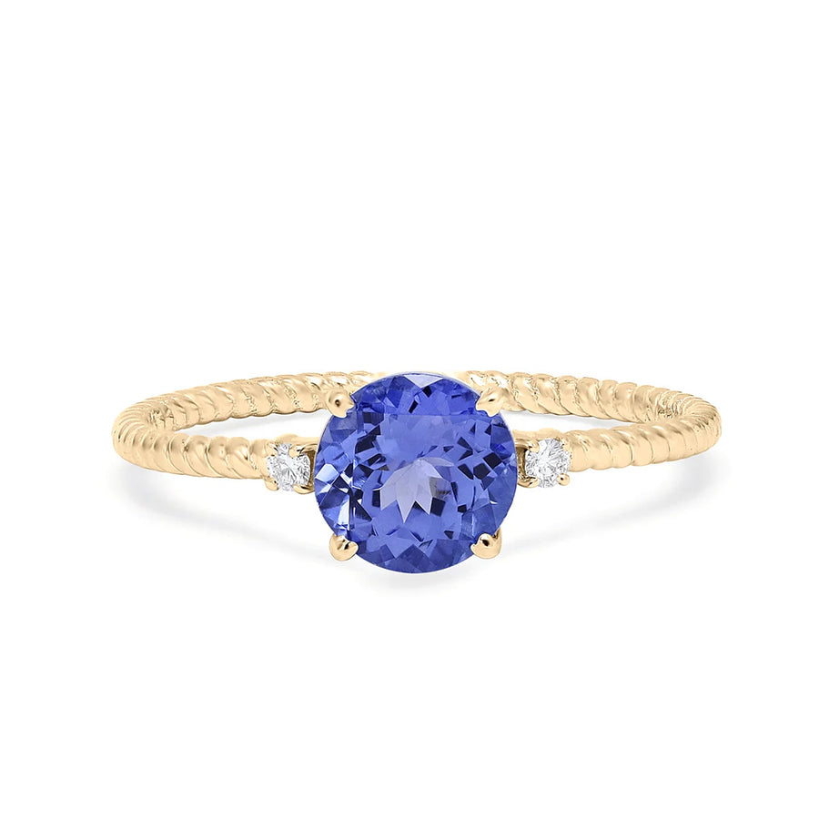 round gemstone ring