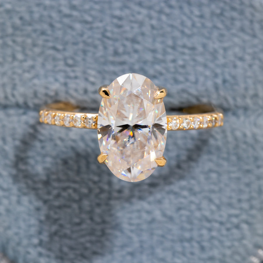 14k gold diamond ring