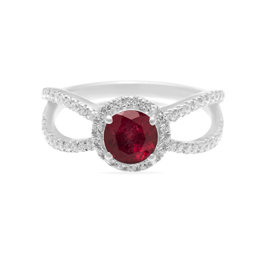 july birthstone ruby ring