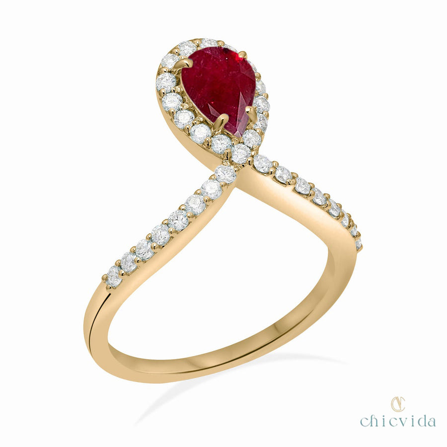 Sonora Ruby Gold Ring