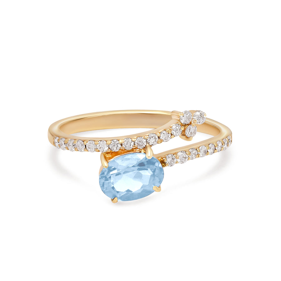 Clara Aquamarine Ring