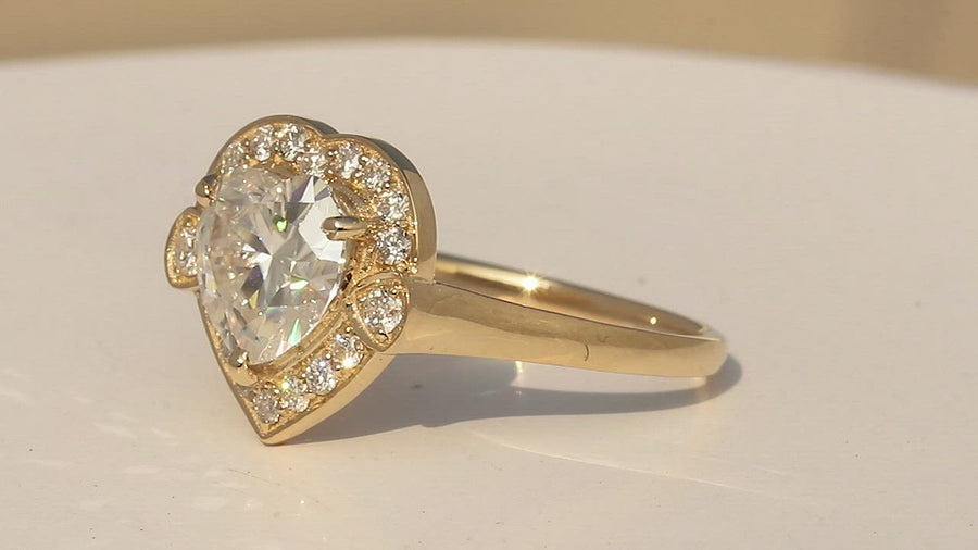 Winsome Moissanite Ring