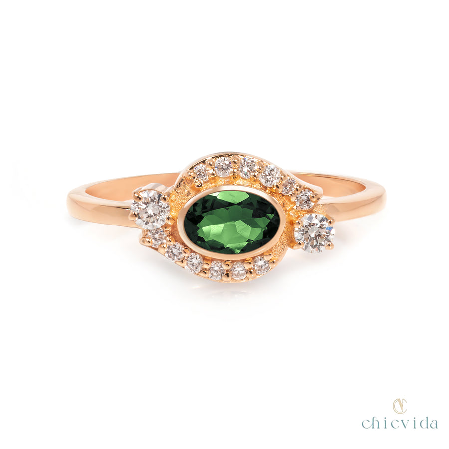 Ace Green Tourmaline Ring