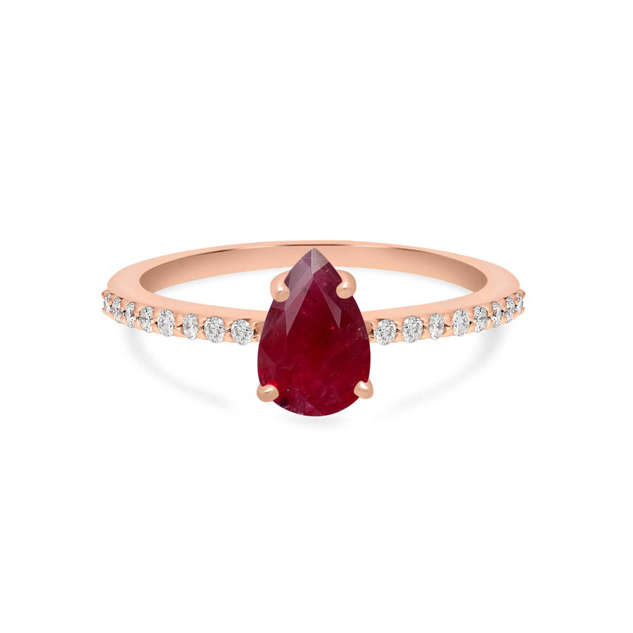 Diva Ring with Ruby