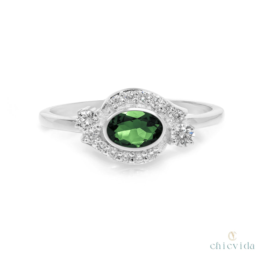 Ace Green Tourmaline Ring