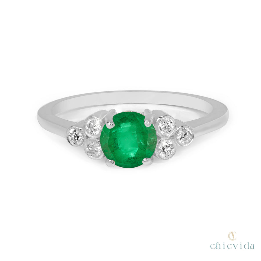 Sophie Emerald Ring