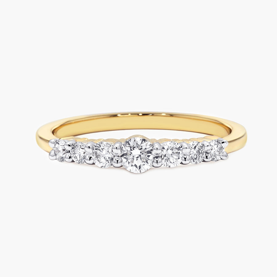 Petite Diamond Gold Band