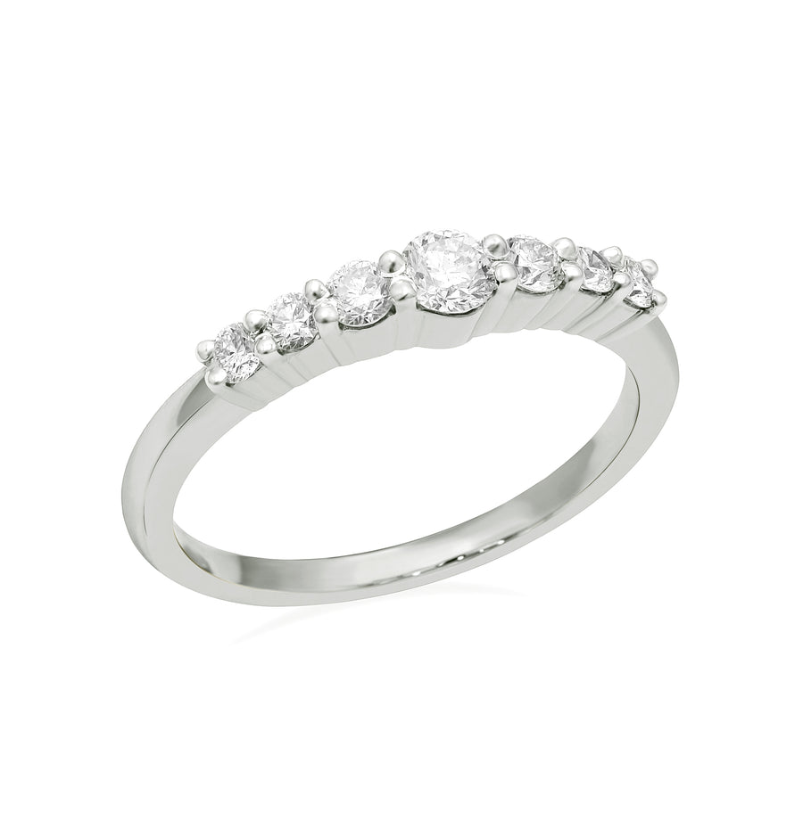 Petite Diamond Gold Band