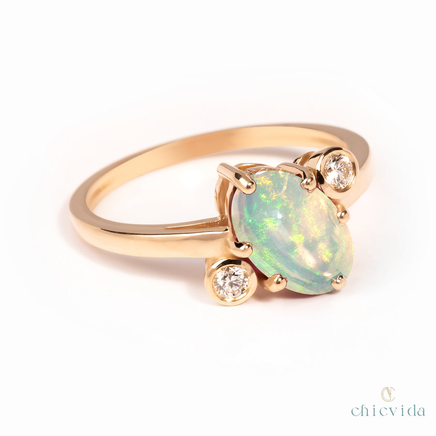Lily Opal Ring