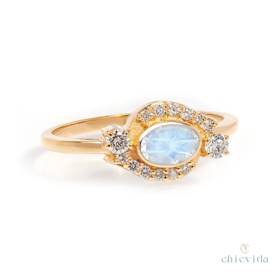 Ace Moonstone Ring