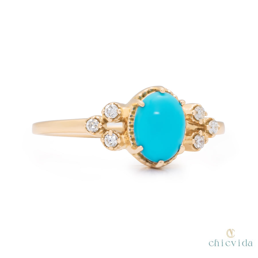 Symphony Natural Turquoise Ring