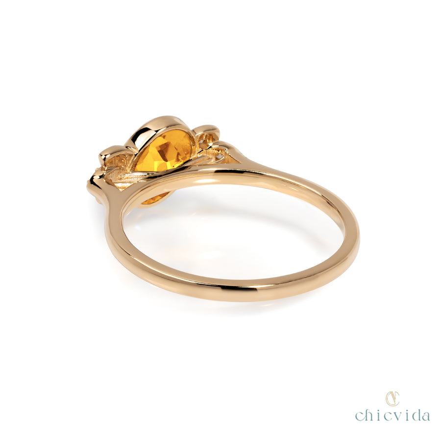 Pastel Citrine Ring