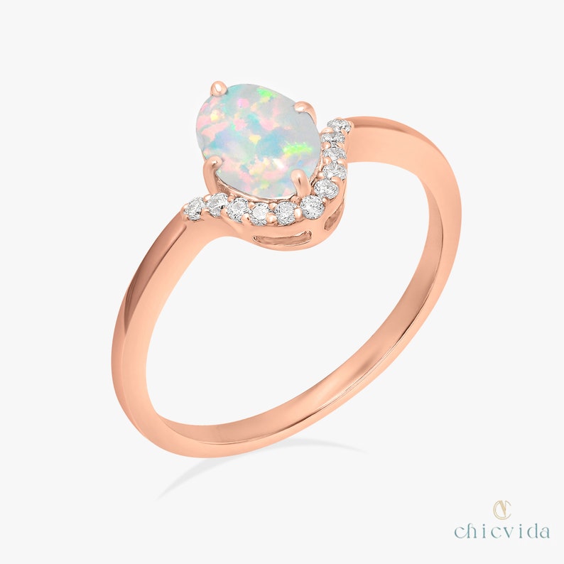 Oxbow Opal Gold Ring