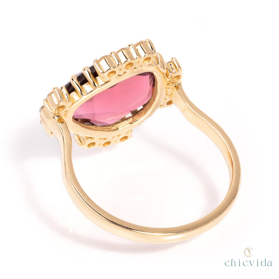 Curio Pink Tourmaline Ring