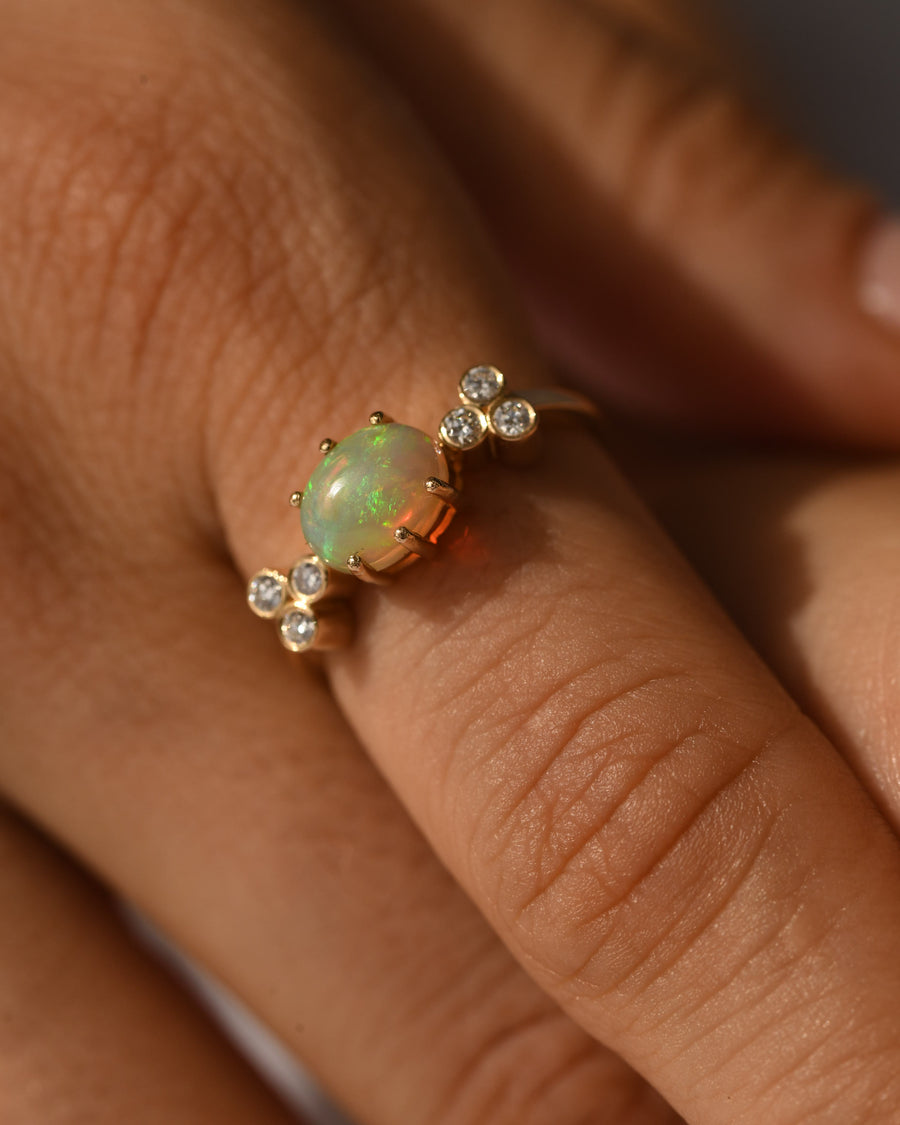 Alexis Opal Diamond Ring