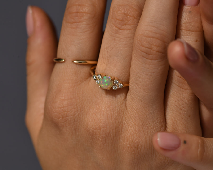 Sophie Opal Diamond Ring