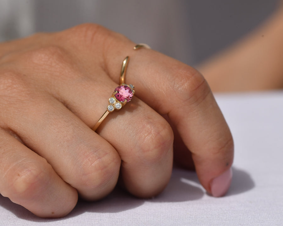 Sophie Pink Tourmaline Ring