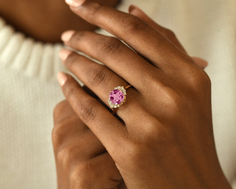 Witty Pink Tourmaline Ring