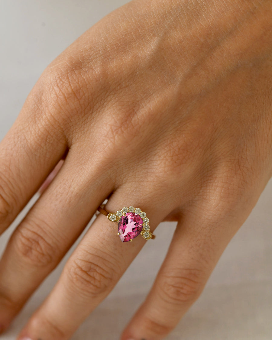 Deary Pink Tourmaline Ring
