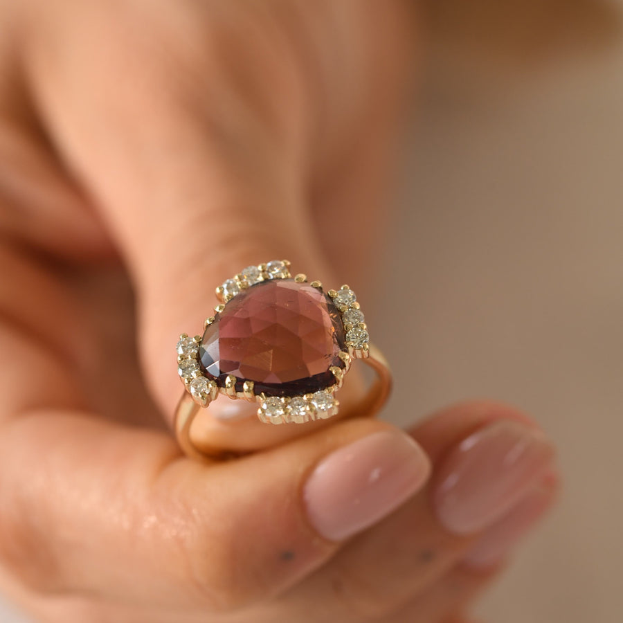 Curio Pink Tourmaline Ring