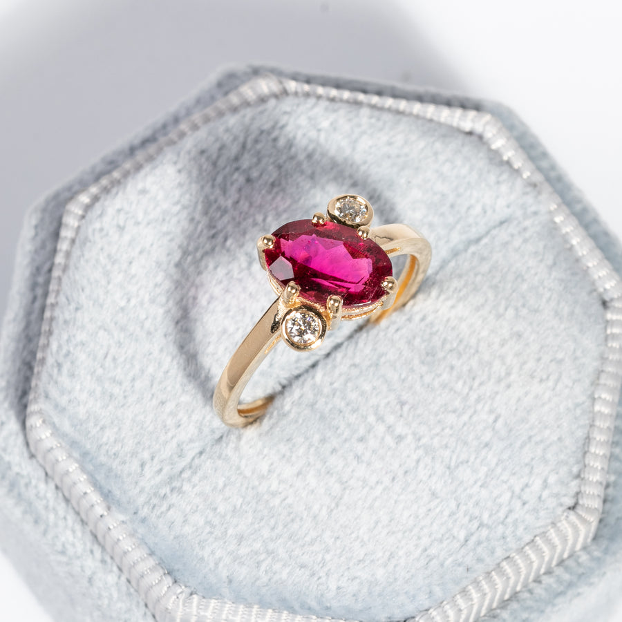Lily Pink Tourmaline Ring