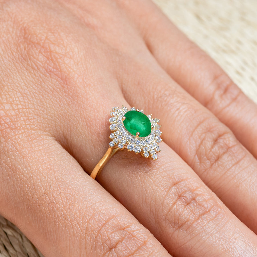 Blaze Emerald Ring