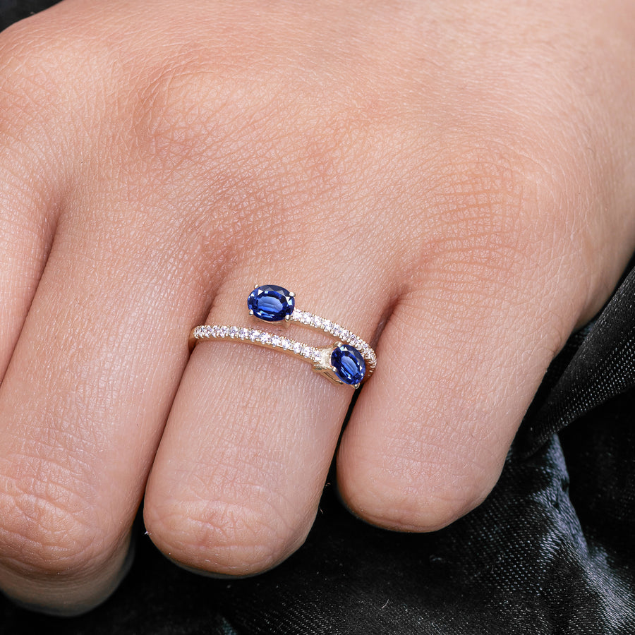 Liaison Oval Sapphire Ring
