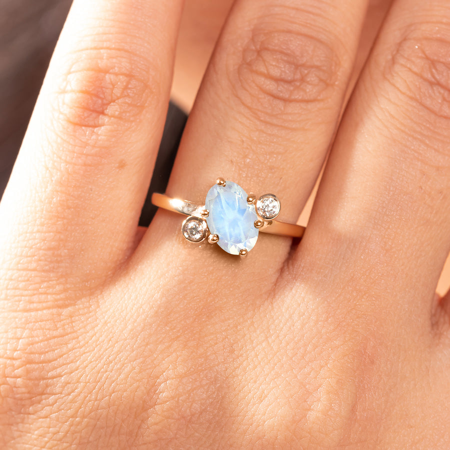 Lily Moonstone Ring
