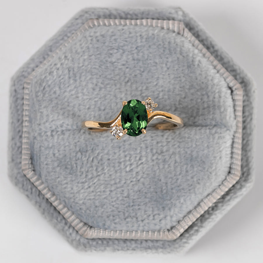 Bella Green Tourmaline Ring