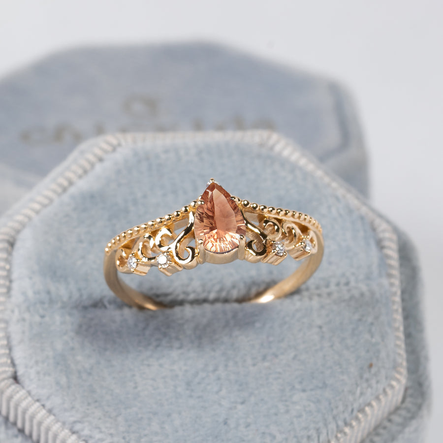 Diana Sunstone Tiara Ring