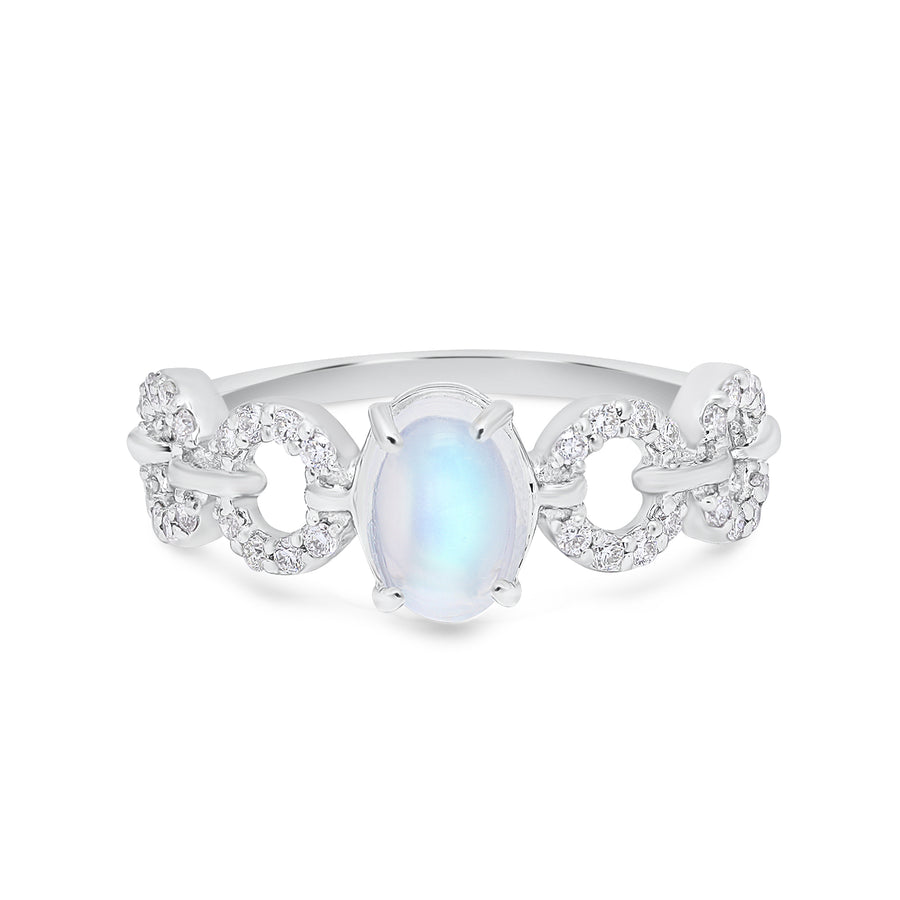 Elsa Moonstone Ring - ChicVida