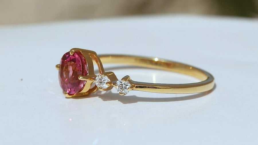 Datenight Pink Tourmaline Ring