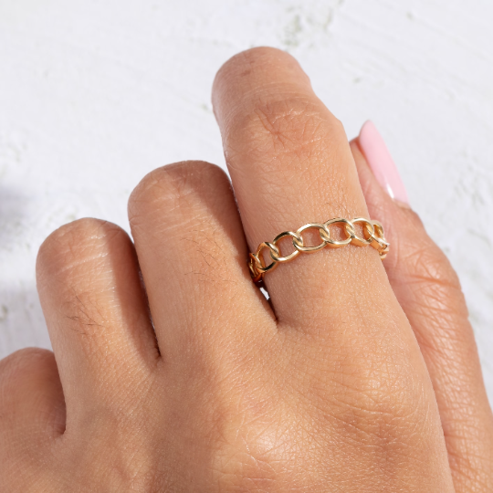 18k Solid Gold Ring