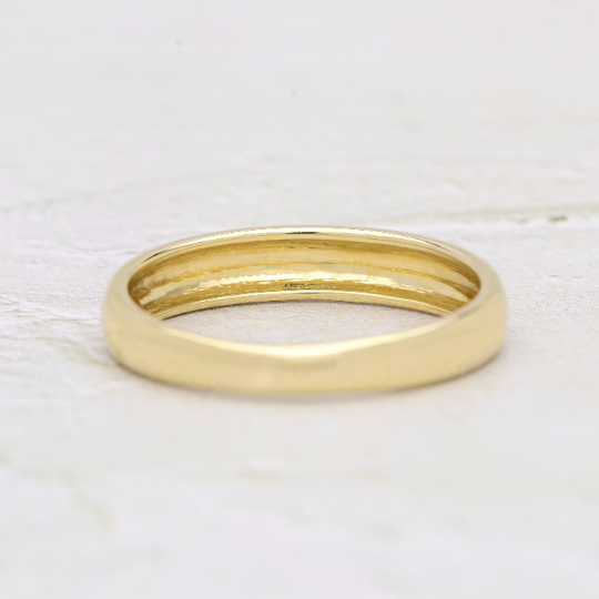 4MM Solid Gold Band