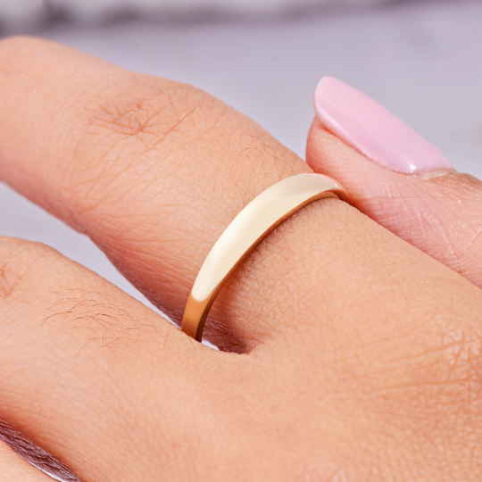 14k Minimalist Gold Ring