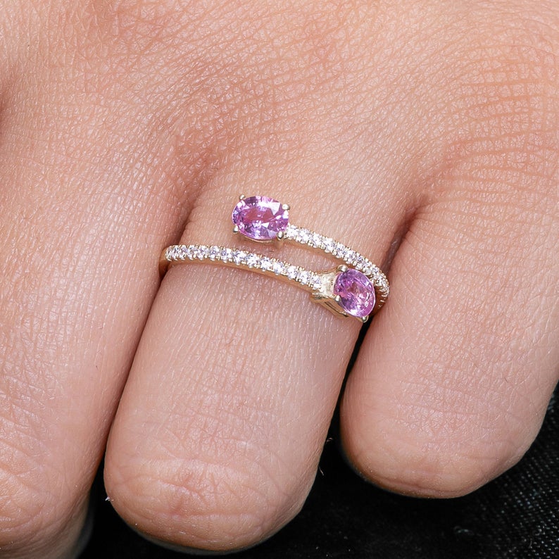 Liaison Pink Sapphire Ring