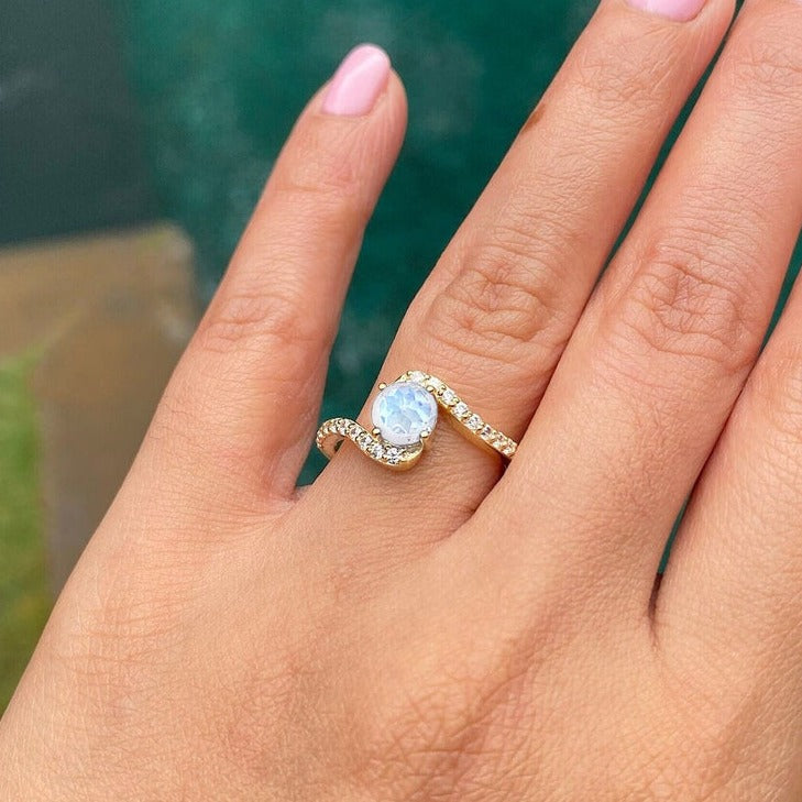 solitaire promise ring