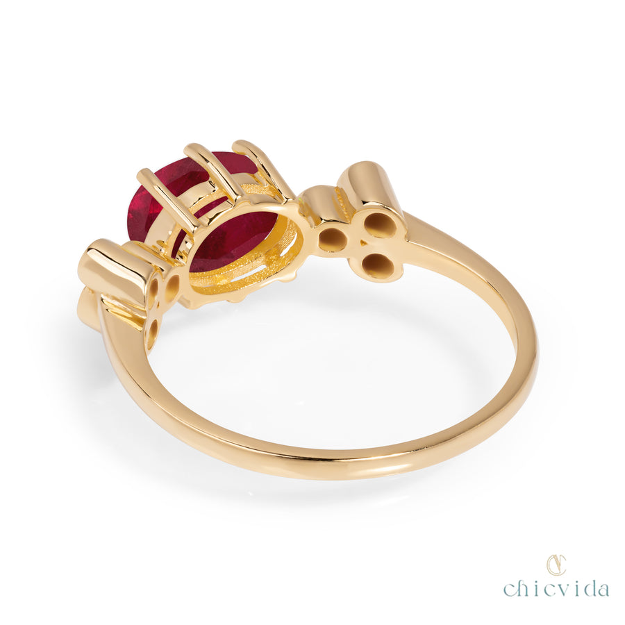 art deco gold ring